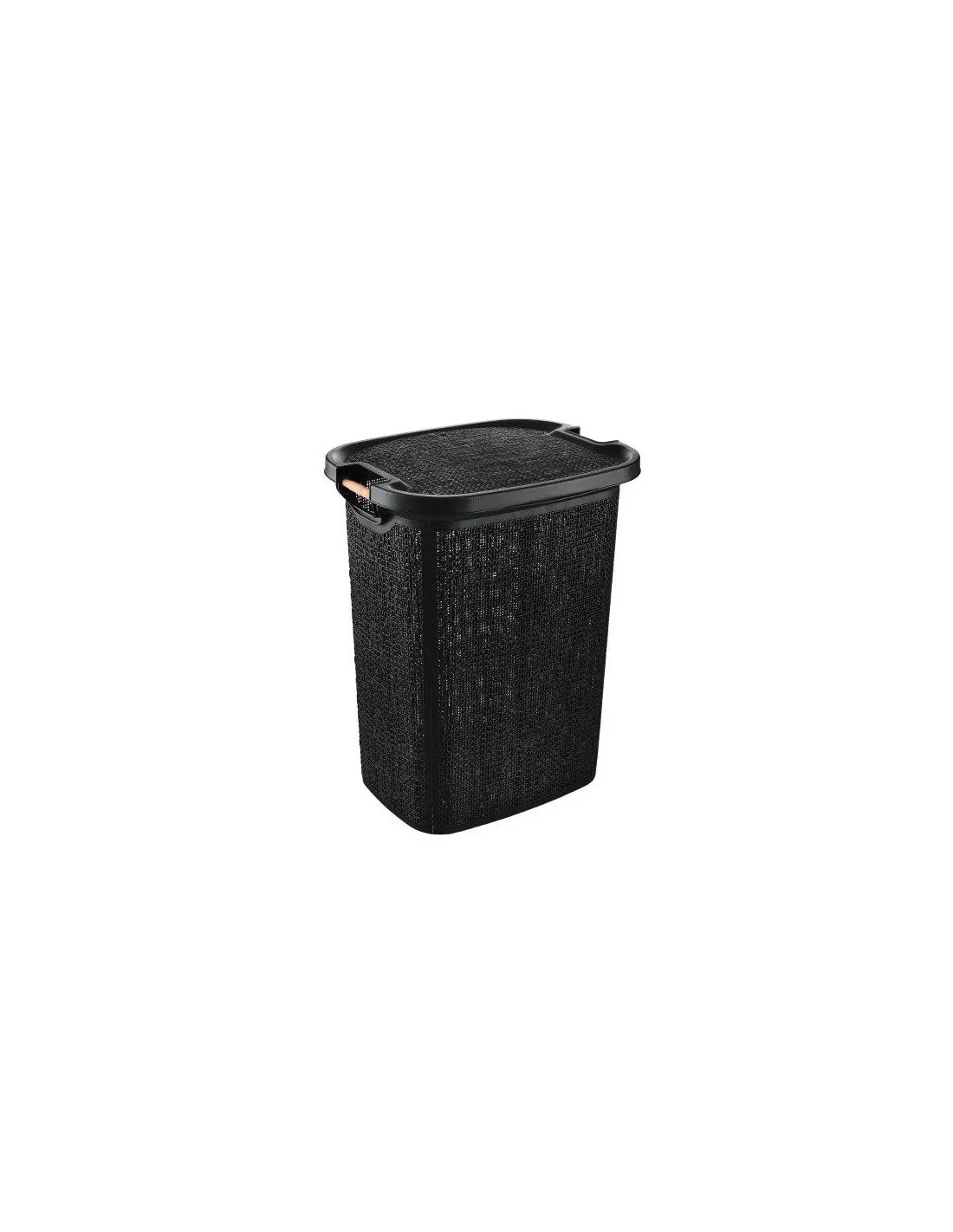 PORTABIANCHERIA MANICI LEGNO 60LT NERO