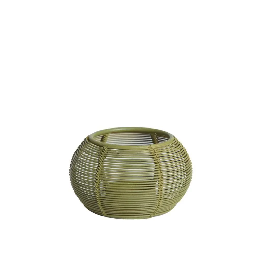 Portacandela Tealight Verde Ø11x7 cm