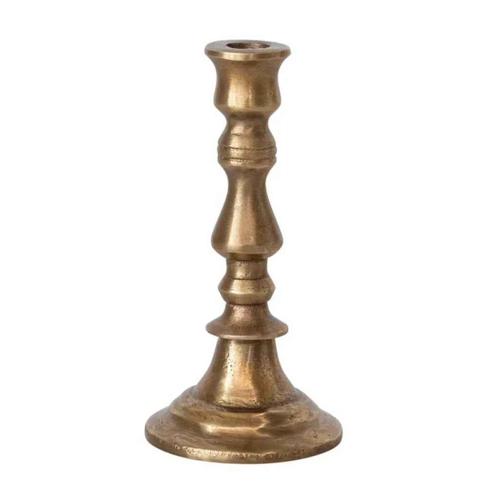 Portacandele in Ottone Anticato 5,7x11,4 cm