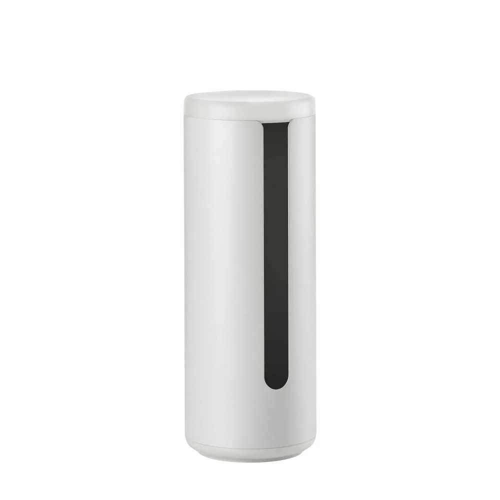 Portarotolo da Bagno in Alluminio Grigio Ø15xH40,5 cm