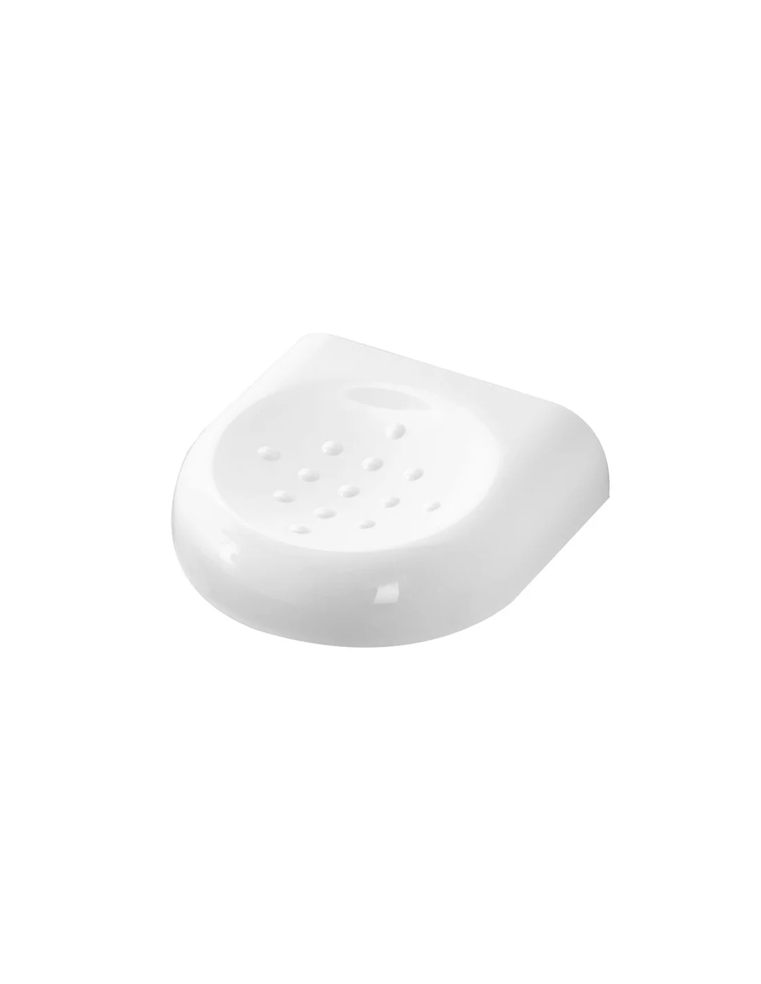 PORTASAPONE IN ABS BIANCO CON DOPPIO FISSAGGIO