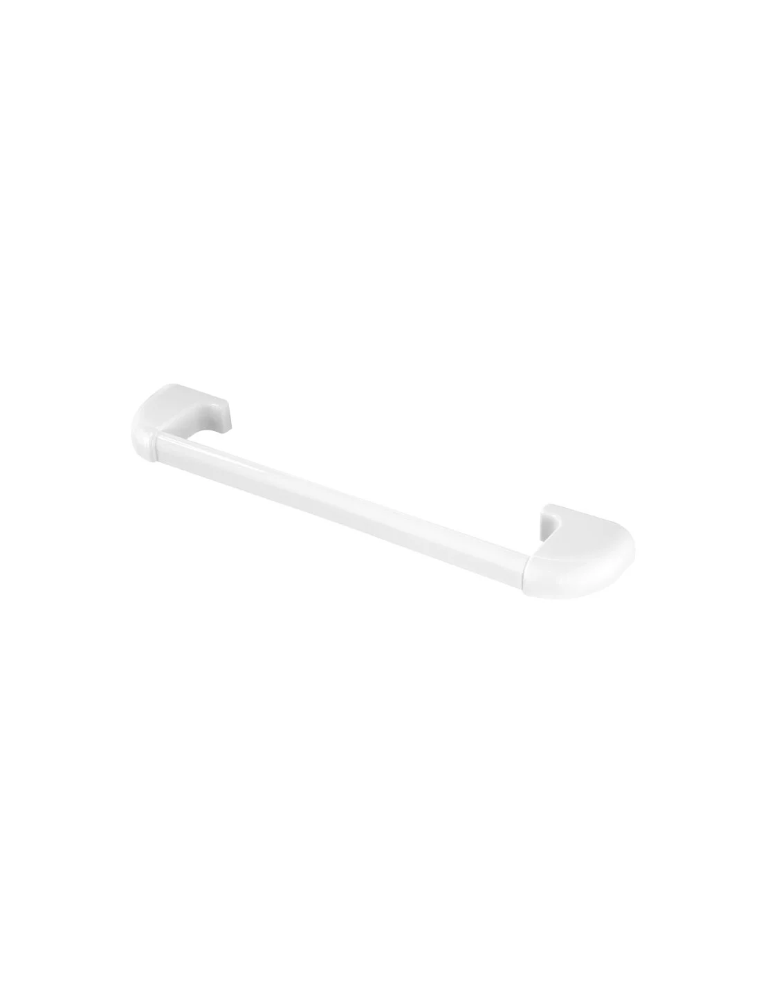 PORTASCIUGAMANI IN ABS BIANCO 50 CM CON DOPPIO FISSAGGIO