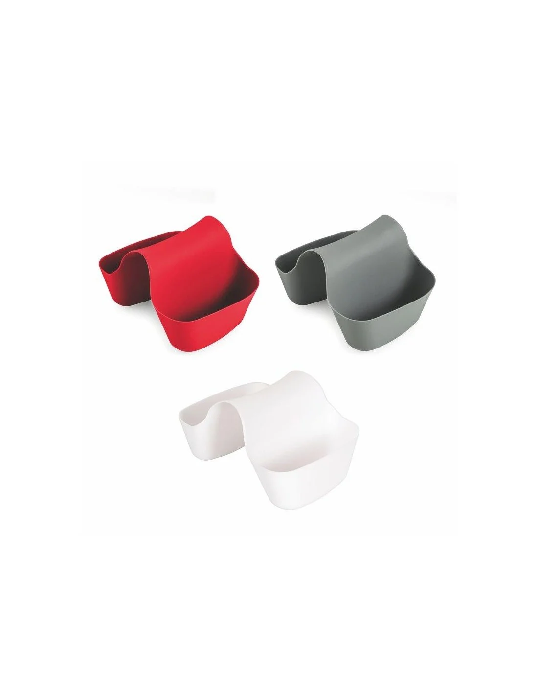 PORTASPUGNA DOPPIO PER LAVABO 3 COLORI ASSORTITI