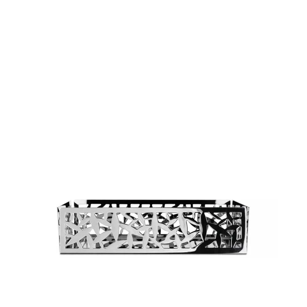 Portatovaglioli acciaio inox Alessi Cactus 20,5x20,5x5 cm