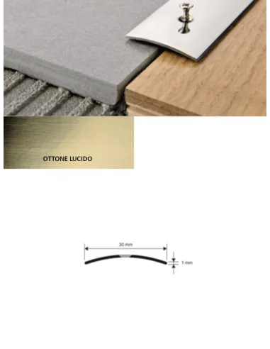 PROSOL 30 OTTONE LUCIDO (CON FORI)