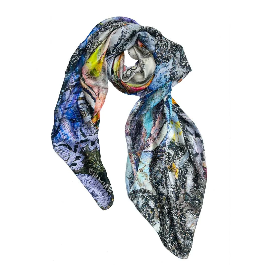 Foulard in Seta PROTAGONISTA 140x100 cm. di Ludmilla Radchenko