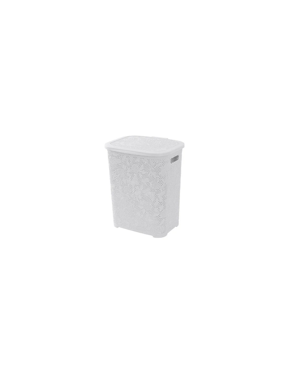 PORTABIANCHERIA IN PLASTICA 50 LT BIANCO