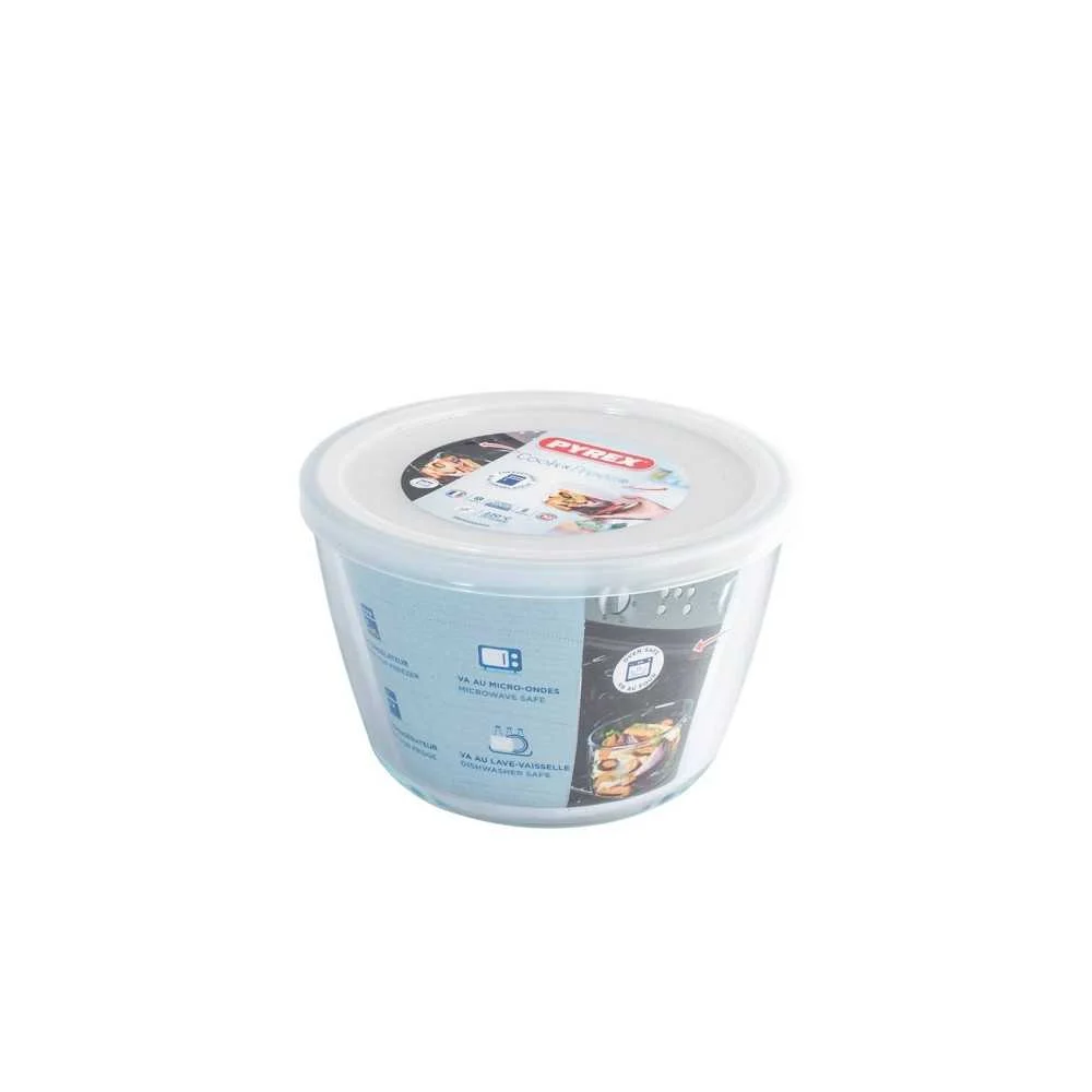 Pyrex Cook&Freeze Contenitore con Coperchio – 1,6 L (ø 16 cm)