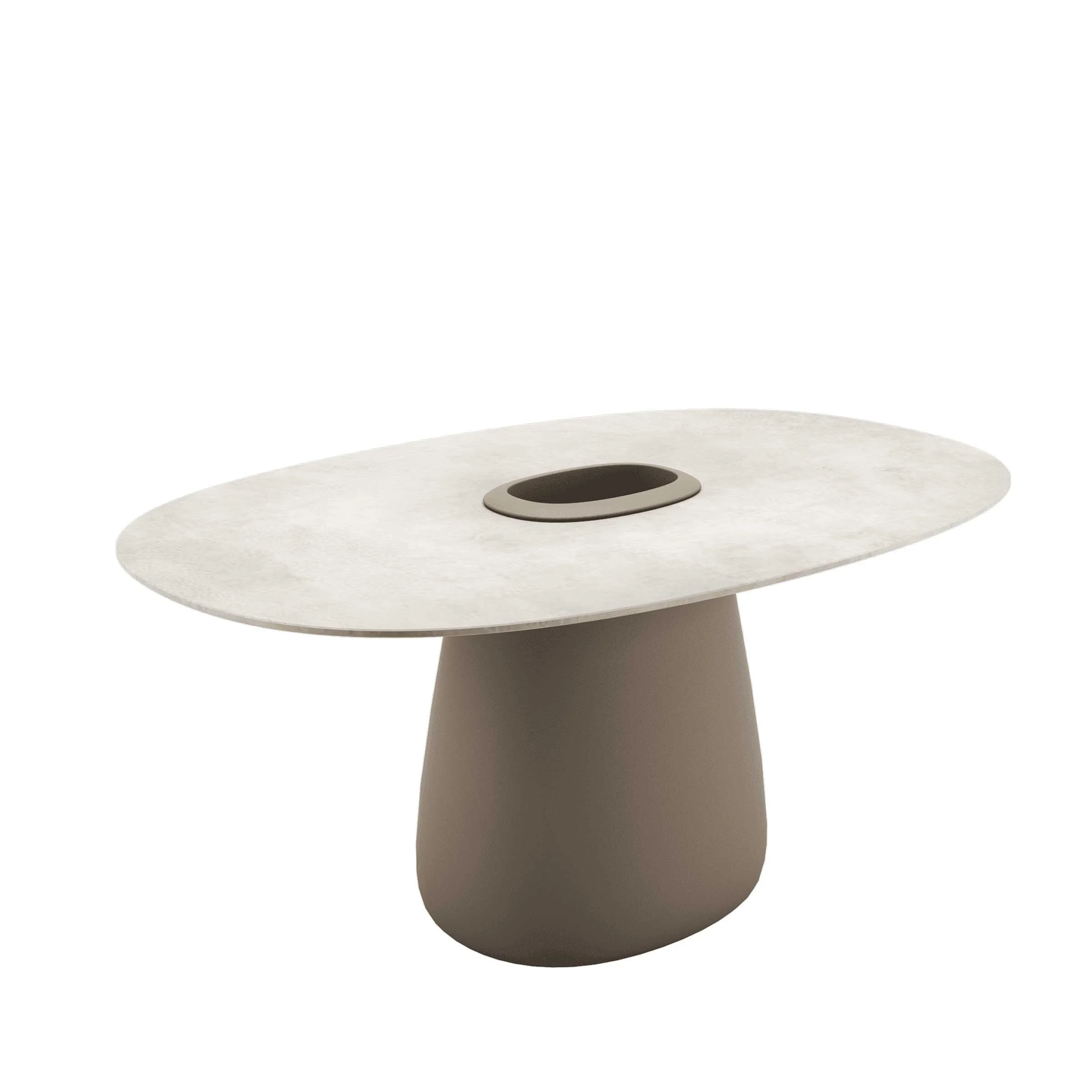 Tavolo in Gres COBBLE BUCKET di Elisa Giovannoni per Qeeboo