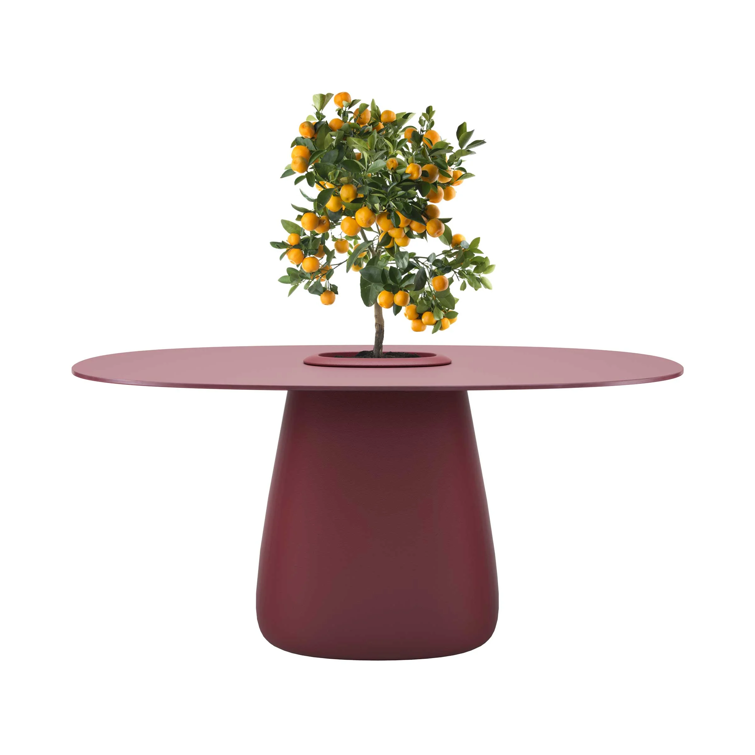 Tavolo Ovale COBBLE BUCKET di Elisa Giovannoni per Qeeboo