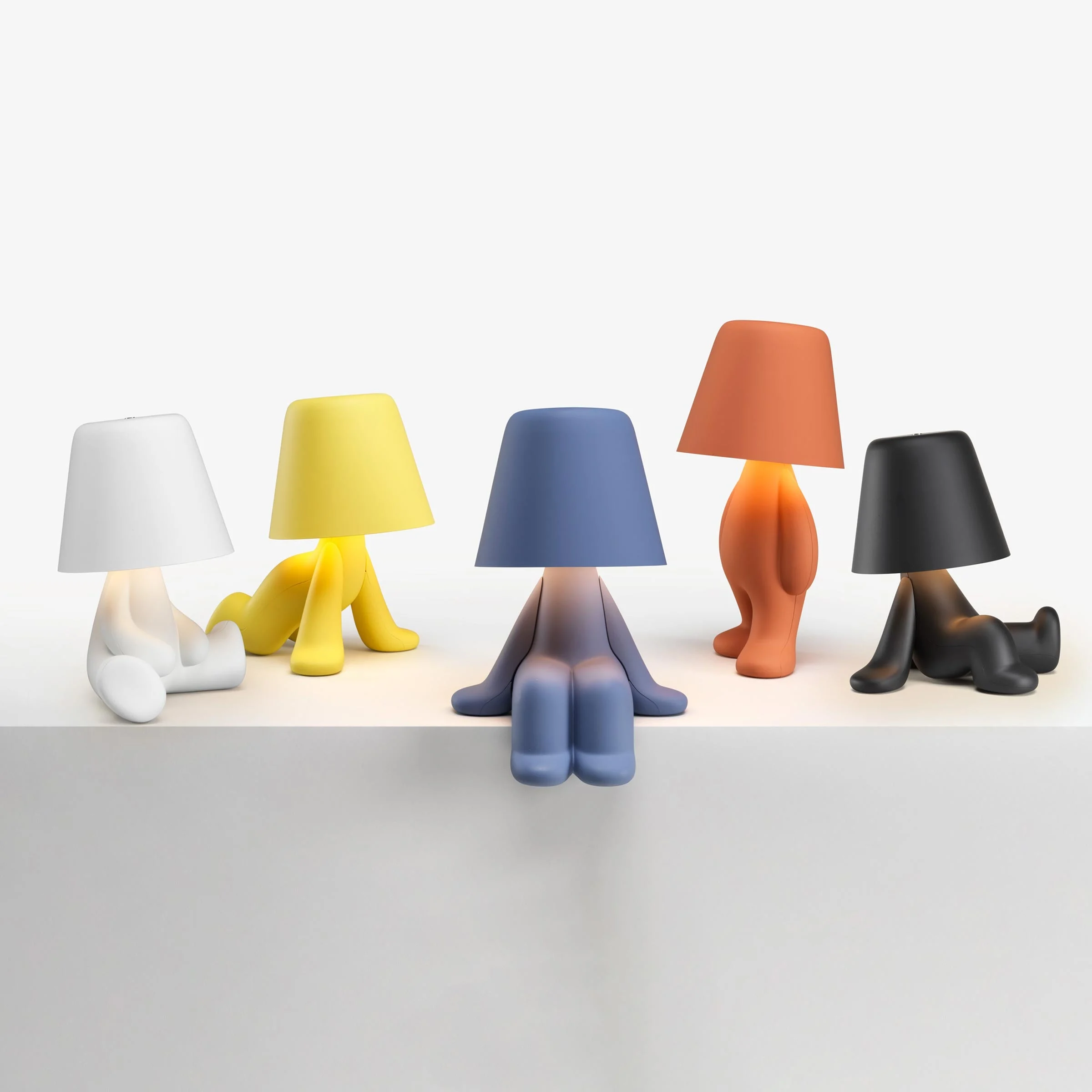 Lampade da Tavolo SWEET BROTHERS Set di Cinque di Stefano Giovannoni per Qeeboo