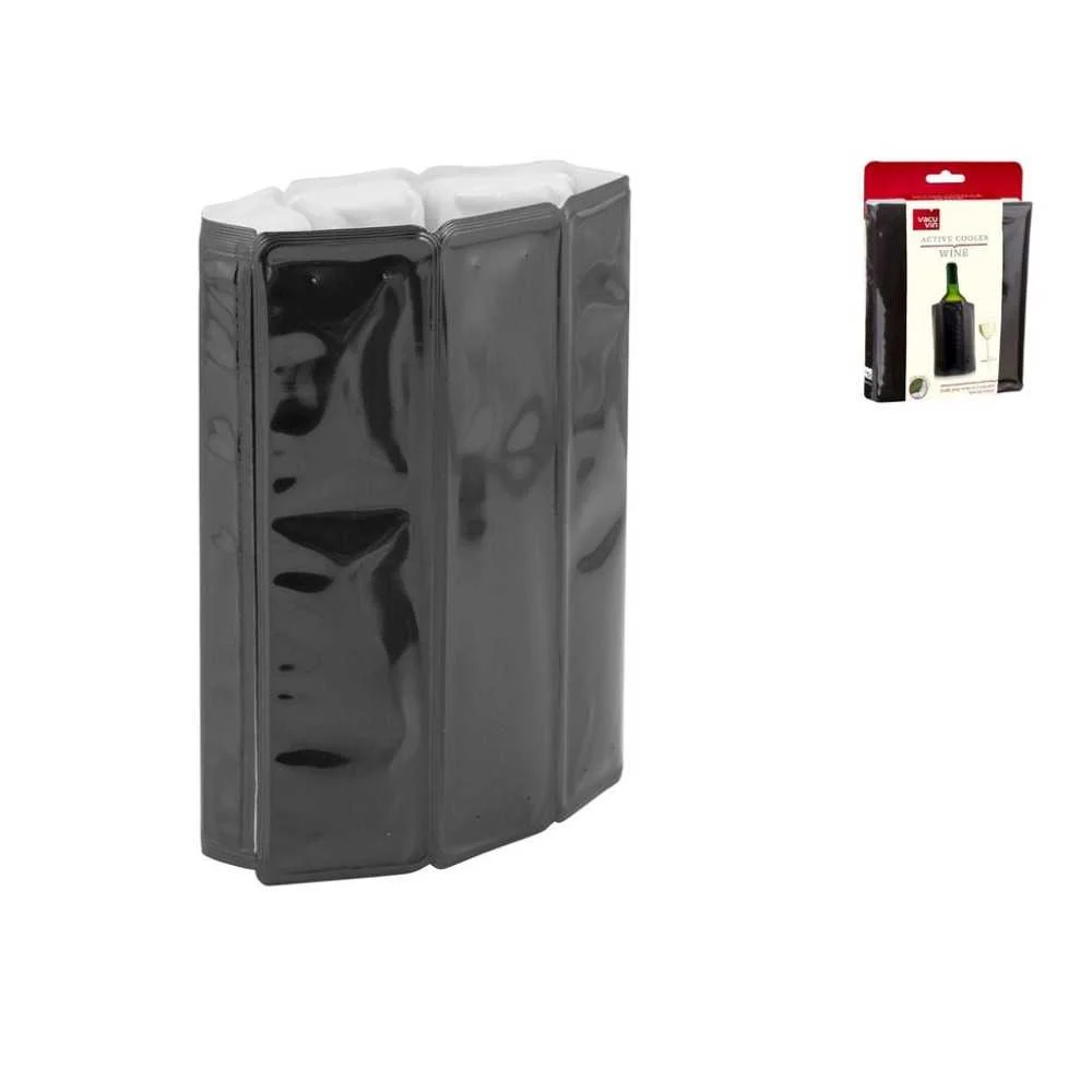 Rinfrescatore Vino “Fless” Nero VacuVin – Compatto e Efficiente