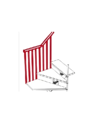 Ringhiera esterna lato ventaglio (UNIVERSAL MAXI)
