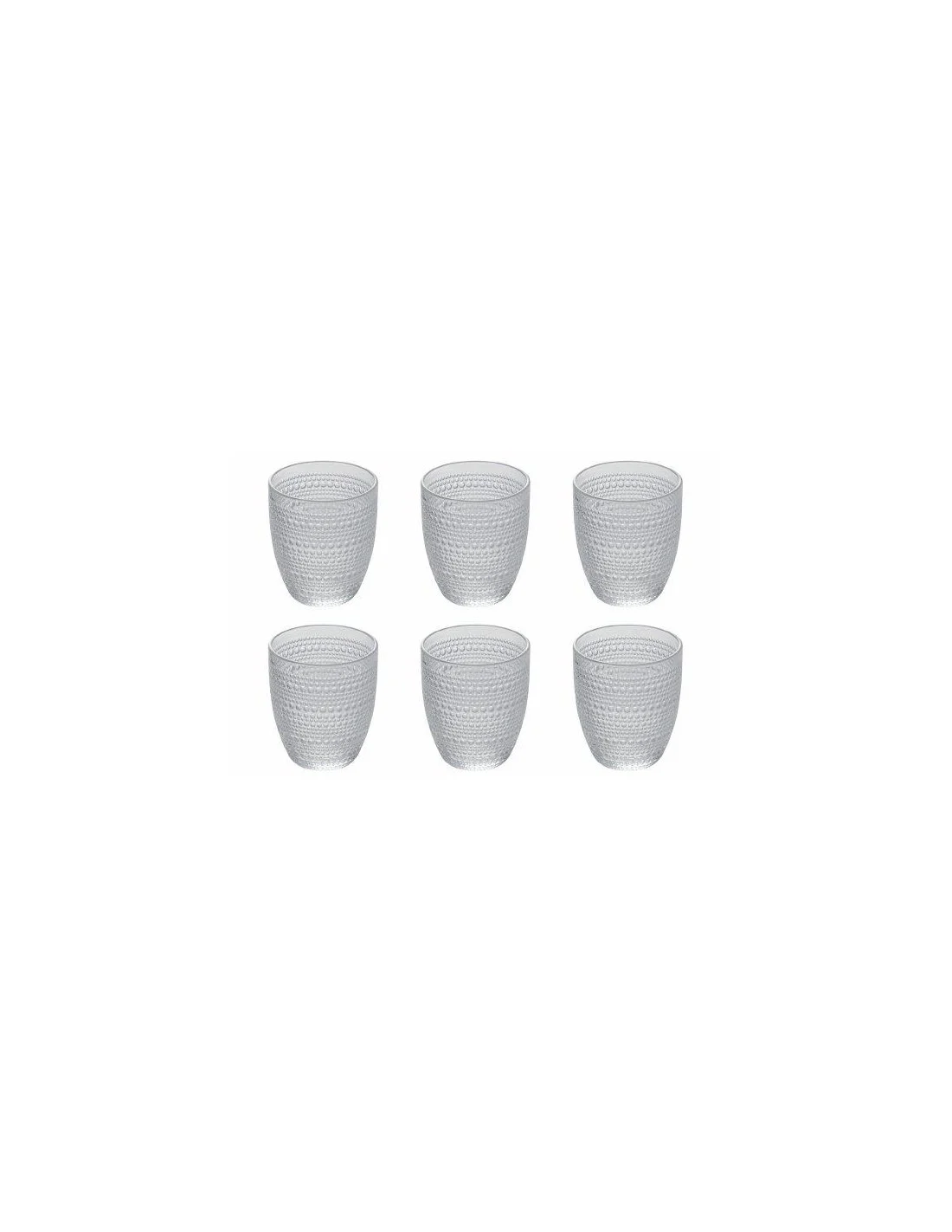 ROMA SET 6 BICCHIERI 325ML TRASPARENTI