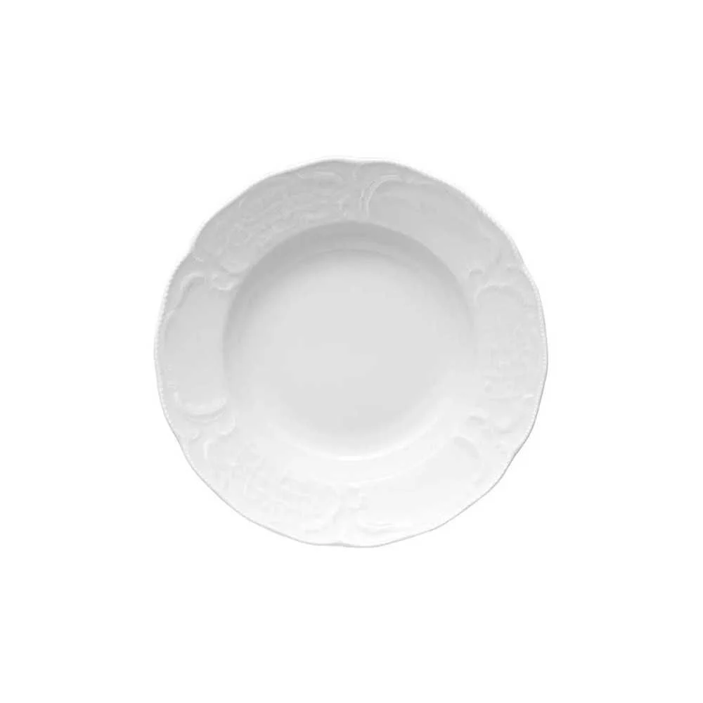 Rosenthal Sanssouci Weiss Ø23 cm: Piatto Fondo Raffinato