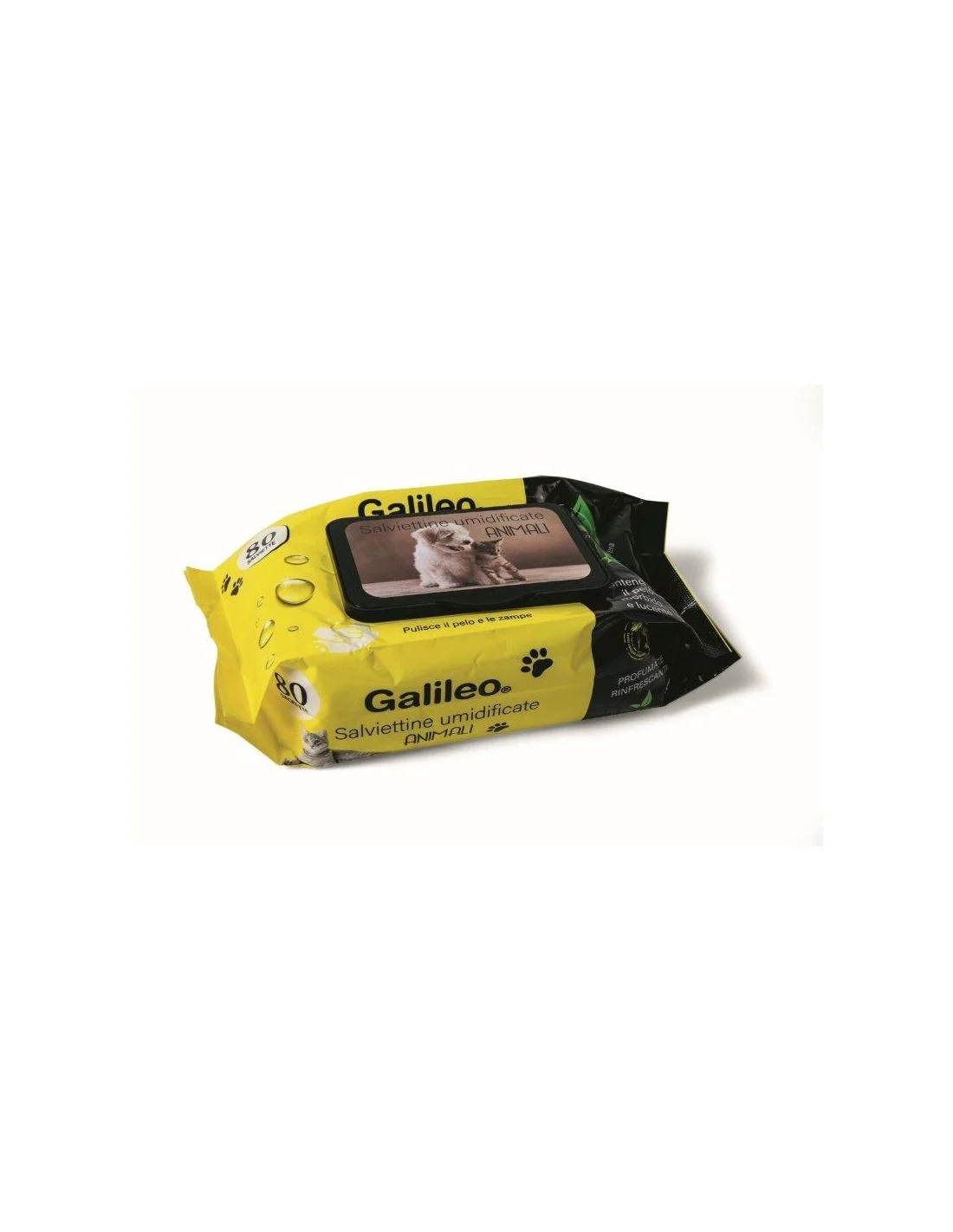 SALVIETTINE ANIMALI SET 80PZ ALOE VERA