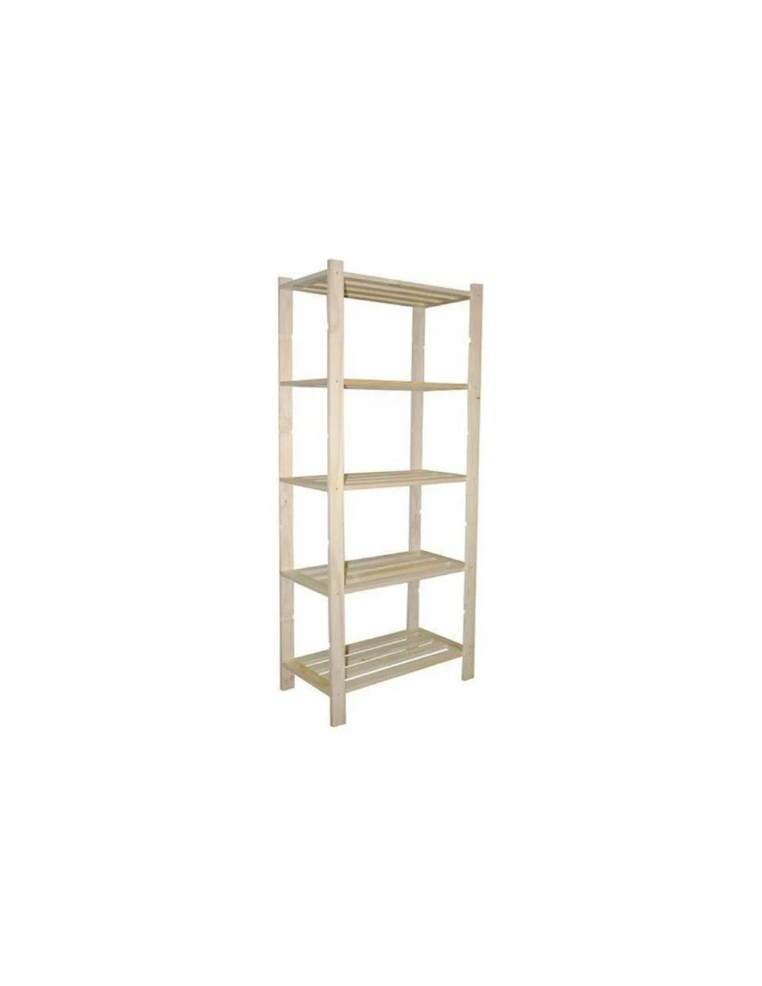 SCAFFALE PINO GREZZO 5R H170 L75 P40