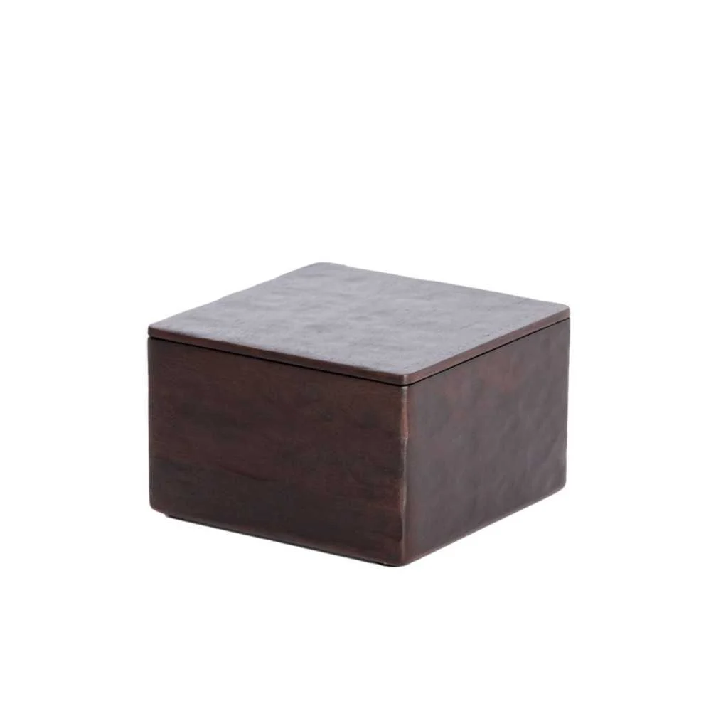 Scatola decorativa in legno di mango Tiza 16x16x10 cm di Light & Living