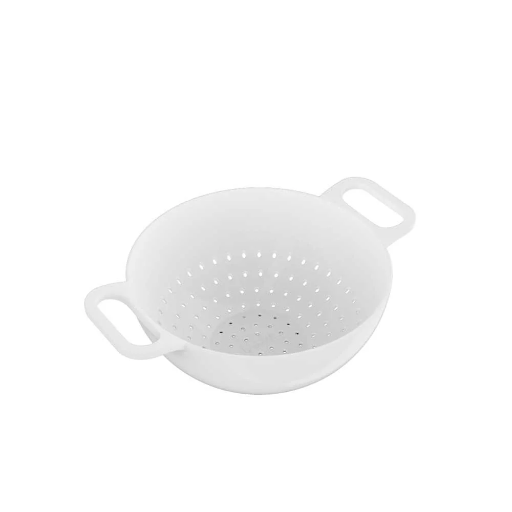 Scolapasta piccolo Helm bianco 20 cm  praticità e stile minimal