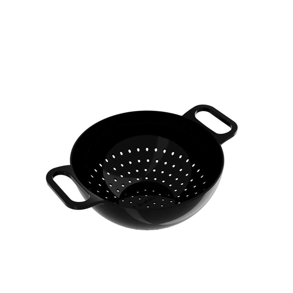 Scolapasta piccolo Helm nero 20 cm  Compatto e Versatile