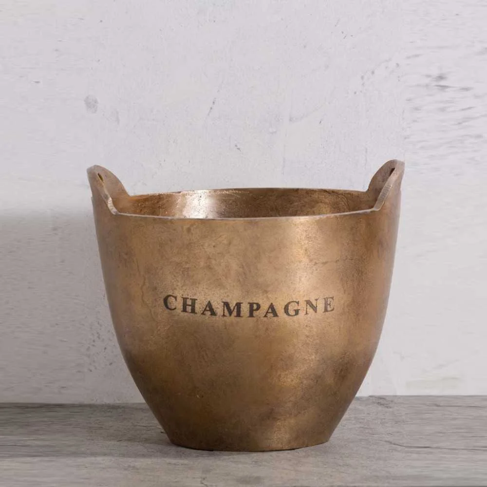 Secchiello Champagne "Cuvée de Prestige" in Alluminio Vintage – Lusso e Carattere per Brindisi Unici
