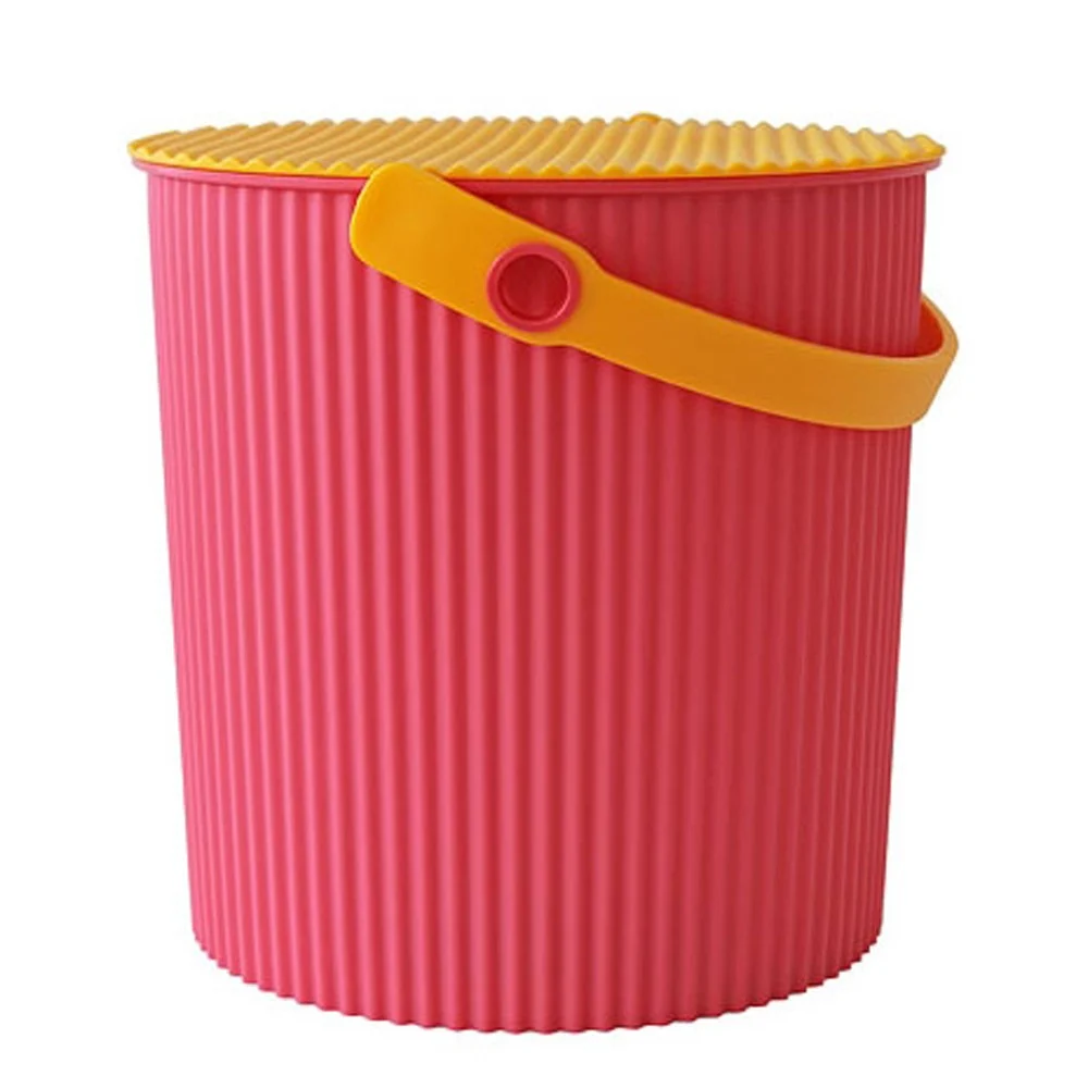 Secchio multifunzione Omnioutil LL 20 L Pink – design rosa e organizer