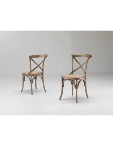 Sedia Cross Rovere Naturale