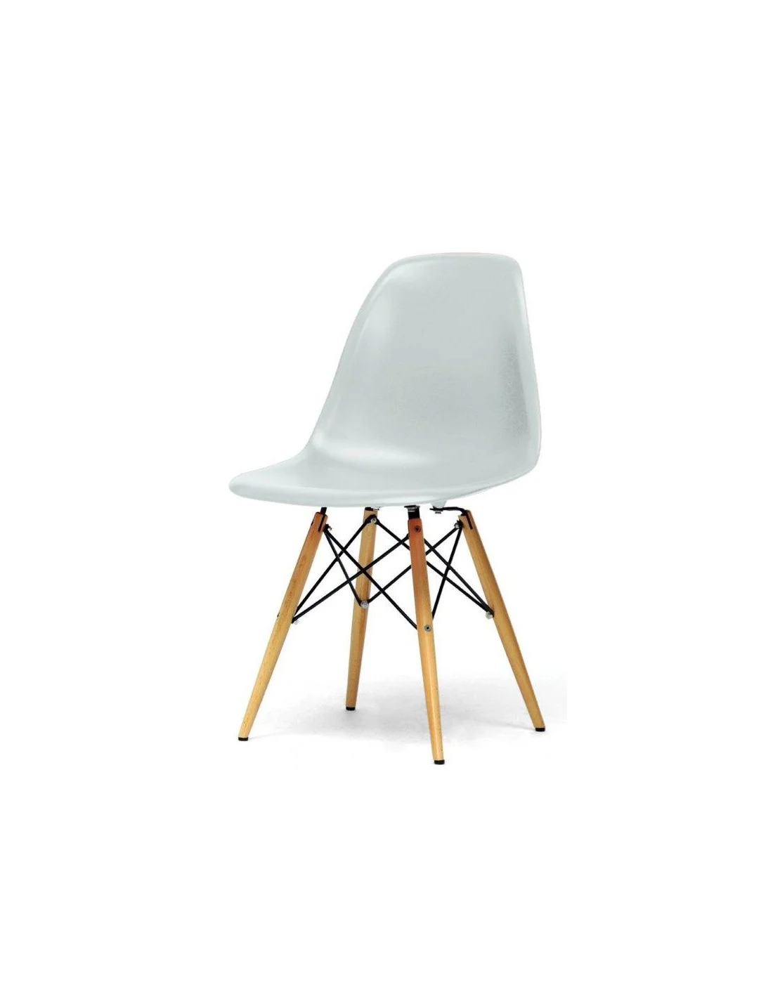 SEDIA ESTER BIANCA GAMBE LEGNO