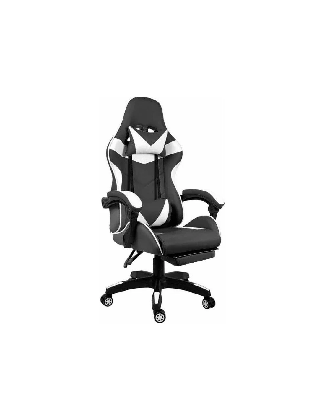 SEDIA GAMING HOBART NERO/BIANCO