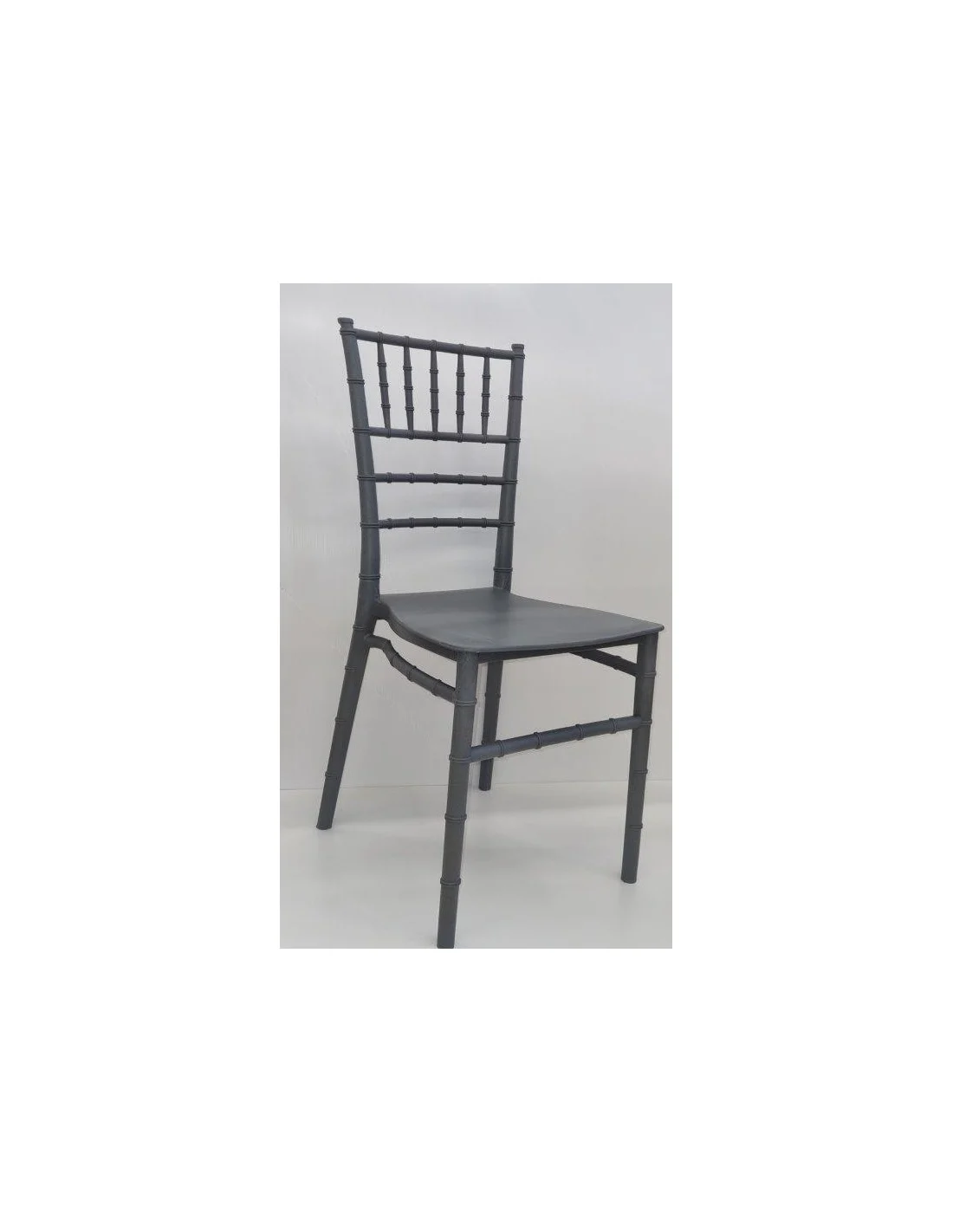 SEDIA IN POLIPROPILENE GRIGIO MOD. Linda