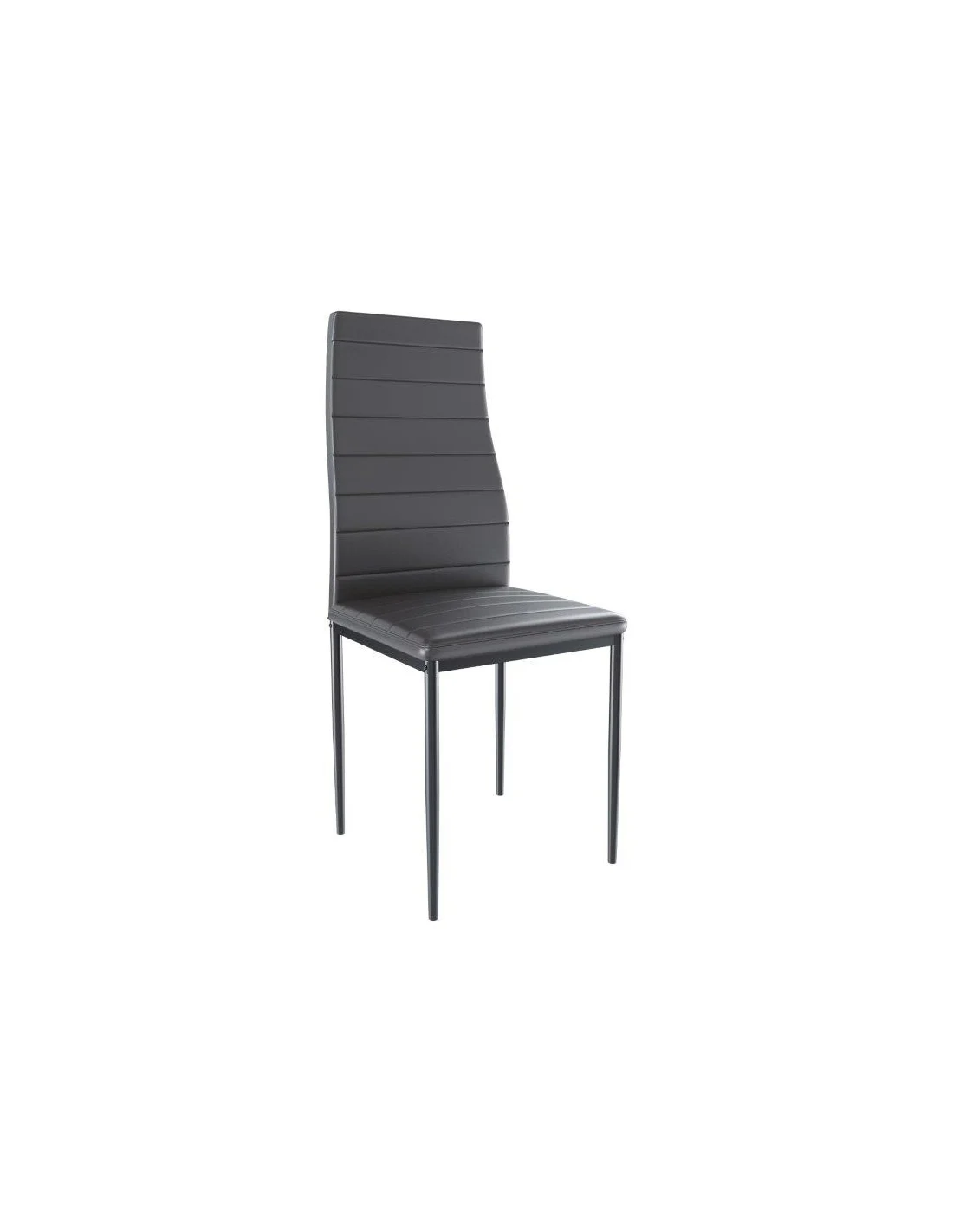 SEDIA PERGAMINO ECOPELLE NERO