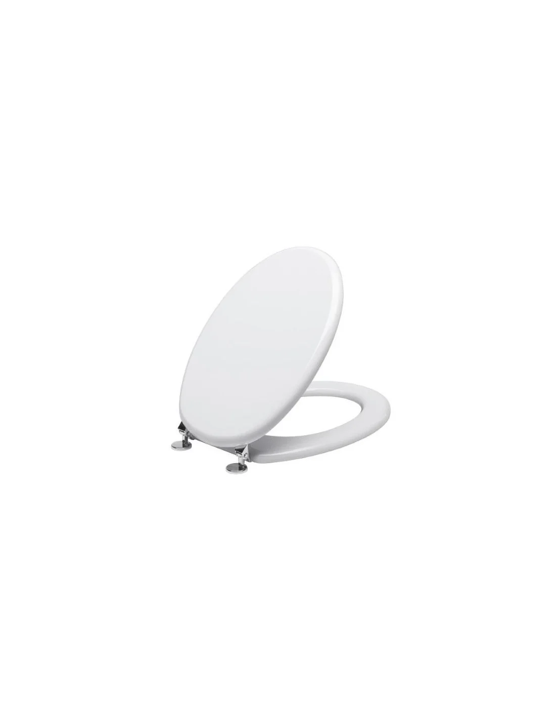 SEDILE WC COPATIBILE MOD. ELLISSE LEGNO MDF BIANCO