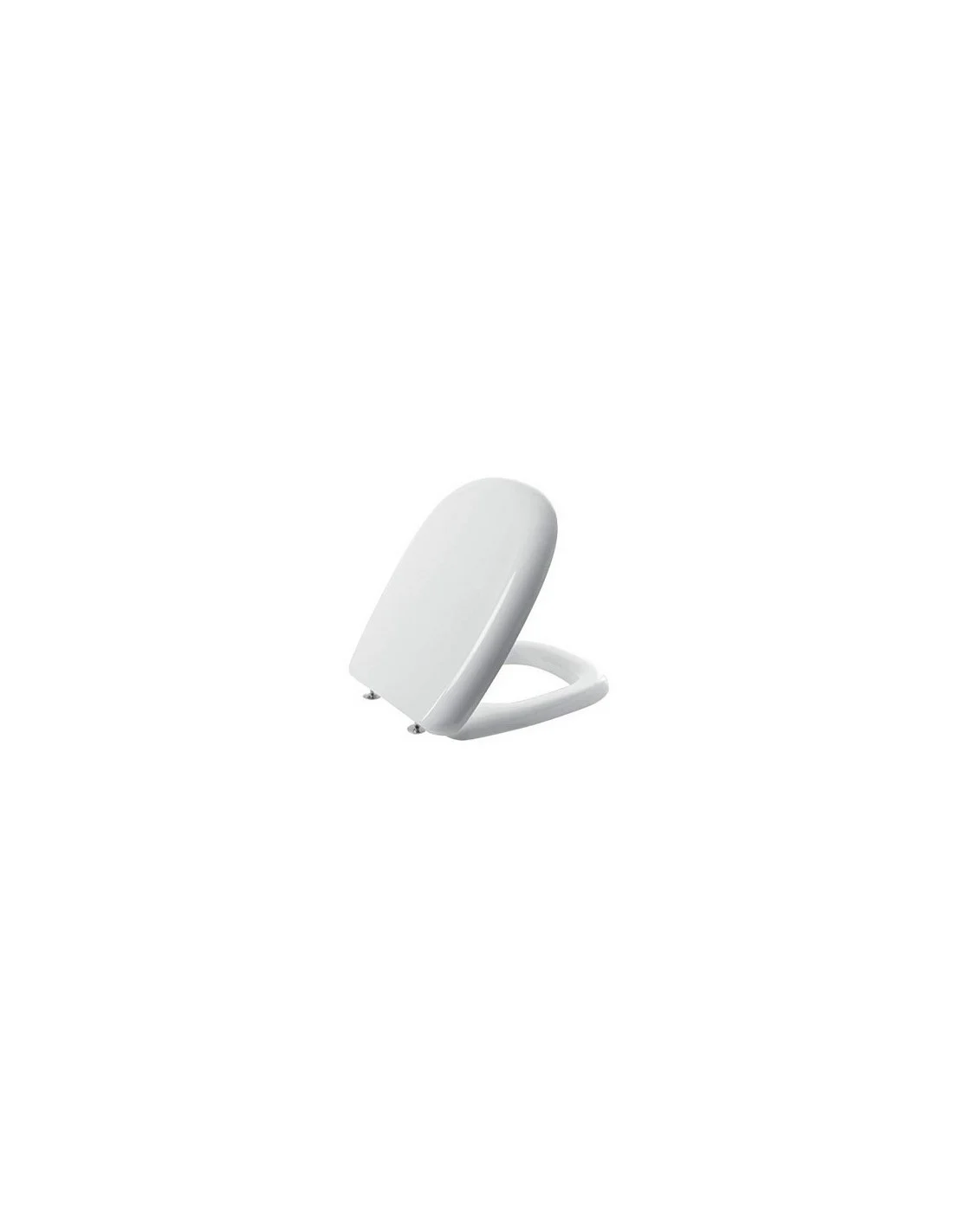 SEDILE WC FIVE BIANCO CERNIERA INOX H025