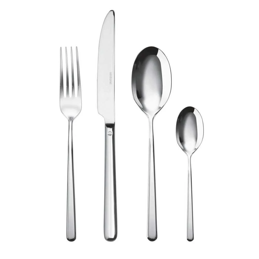 Servizio Posate 24 Pezzi Monoblocco "Linear" Inox Sambonet