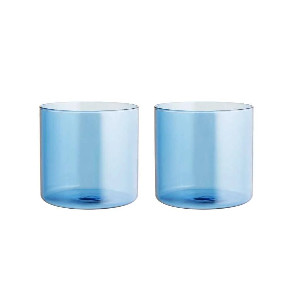 Set 2 Bicchieri Daylight Azzurri 33 cl H&H