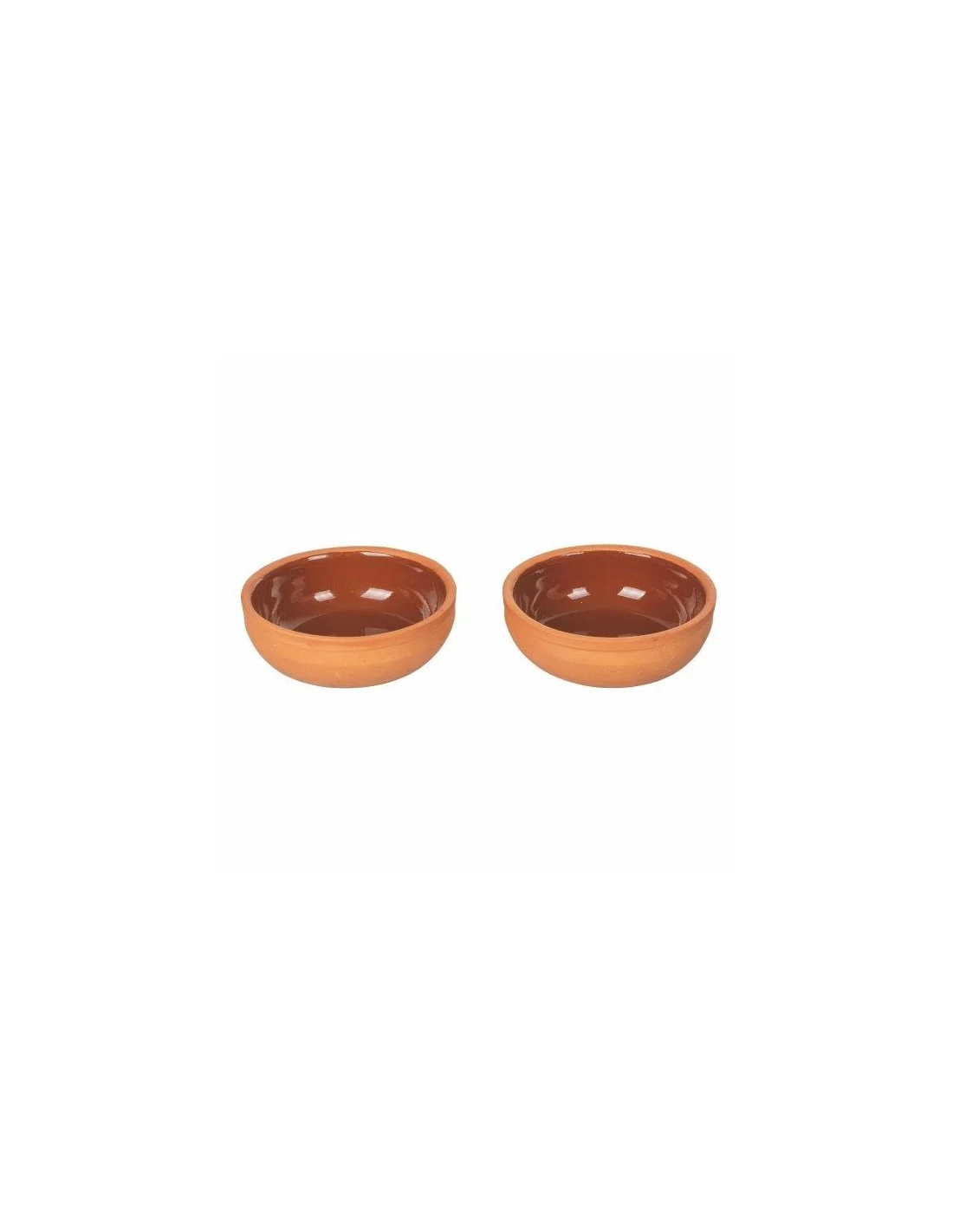 SET 2 CIOTOLE IN TERRACOTTA 12X4CM