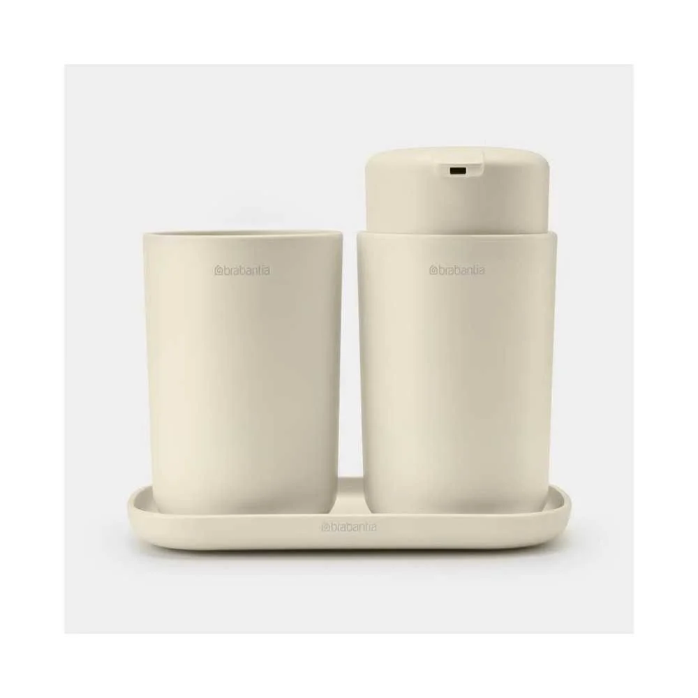 Set 3 Accessori Bagno ReNew Soft Beige Brabantia (250 ml)