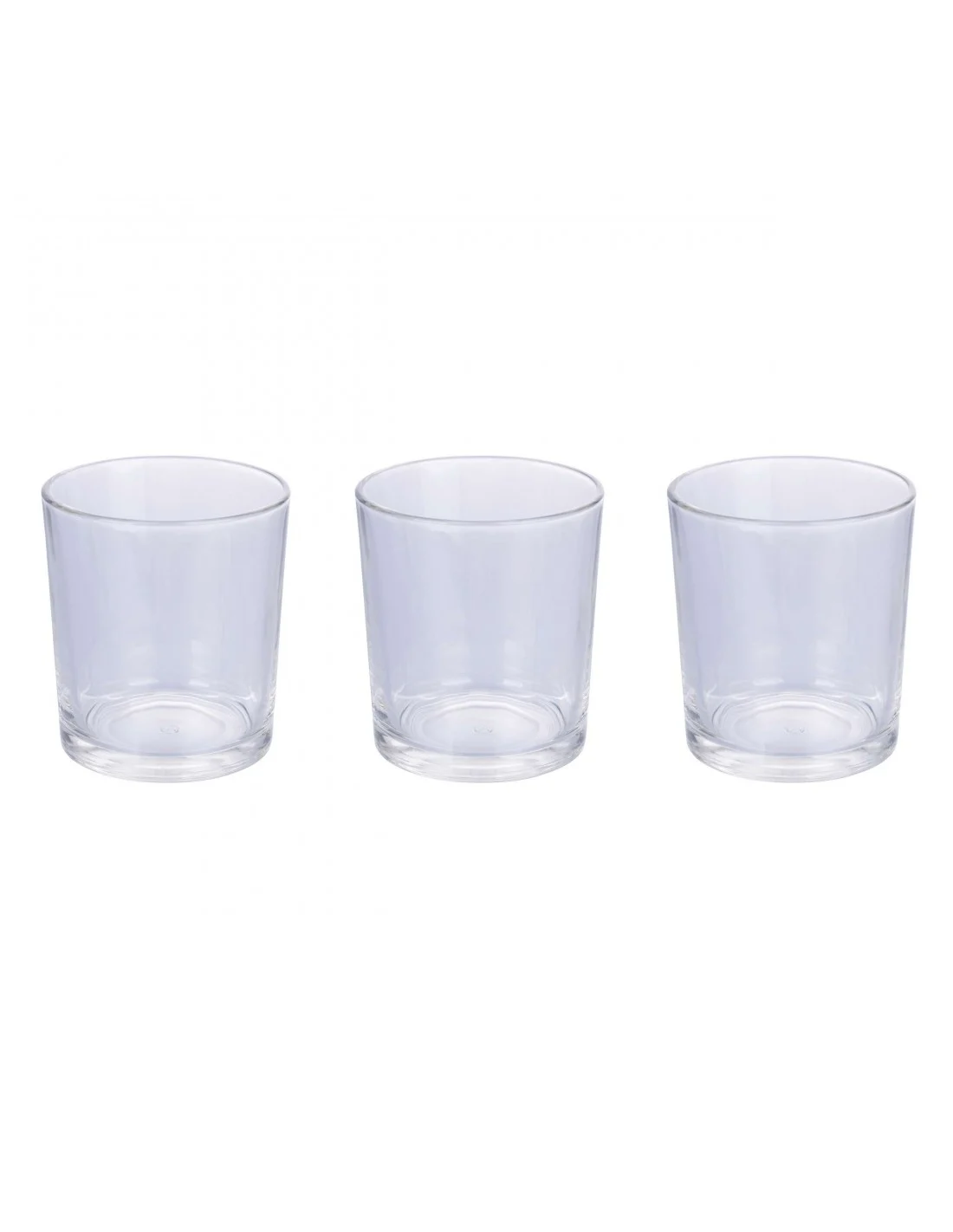 PURE SET 3 BICCHIERI VETRO 270ML