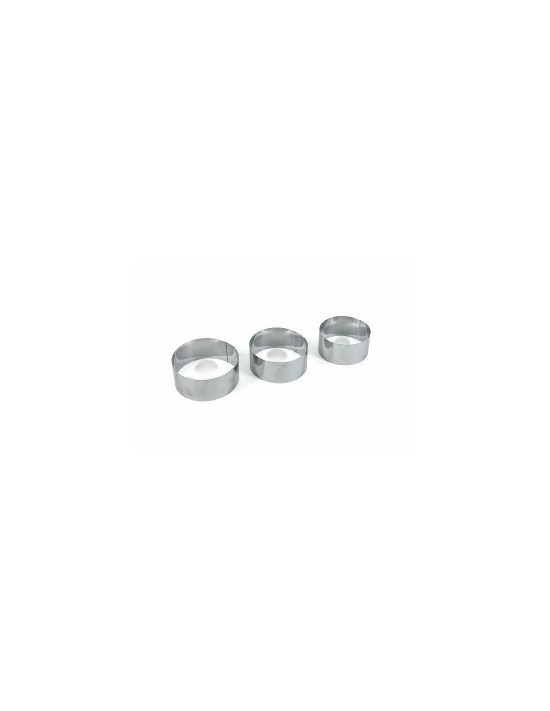 SET 3 COPPAPASTA ACCIAIO 6,7,8 CM