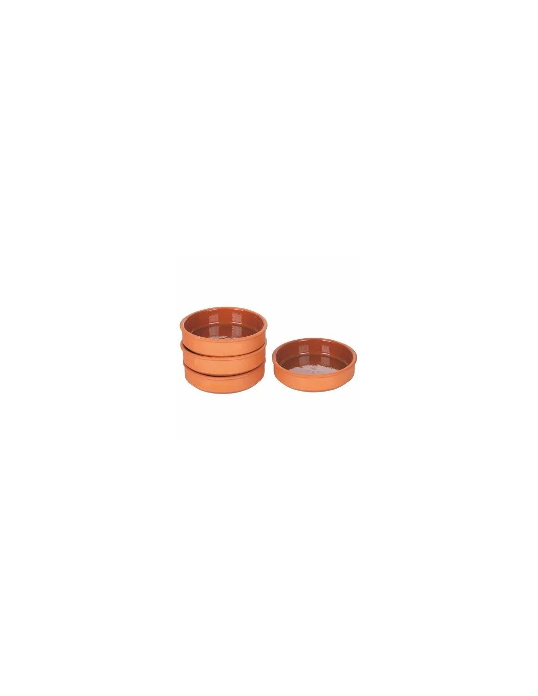SET 4 CIOTOLE IN TERRACOTTA 16X4CM