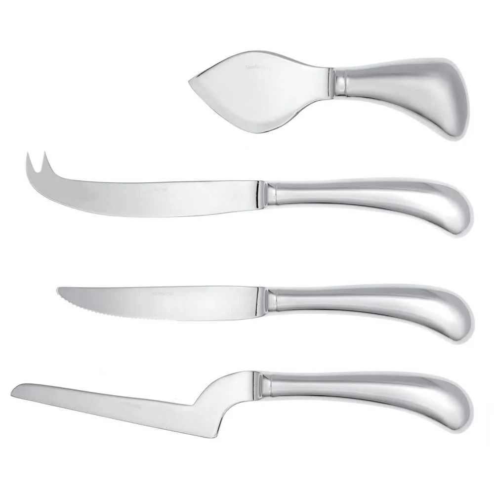 Set 4 Coltelli Formaggio Eleganti Sambonet 7,514 cm