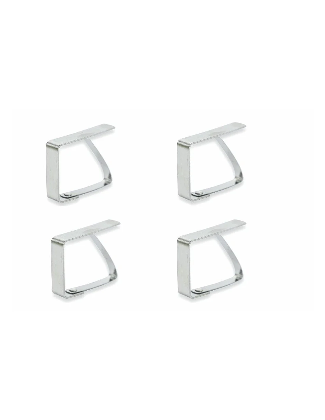 SET 4 PEZZI FERMATOVAGLIA IN ACCIAIO
