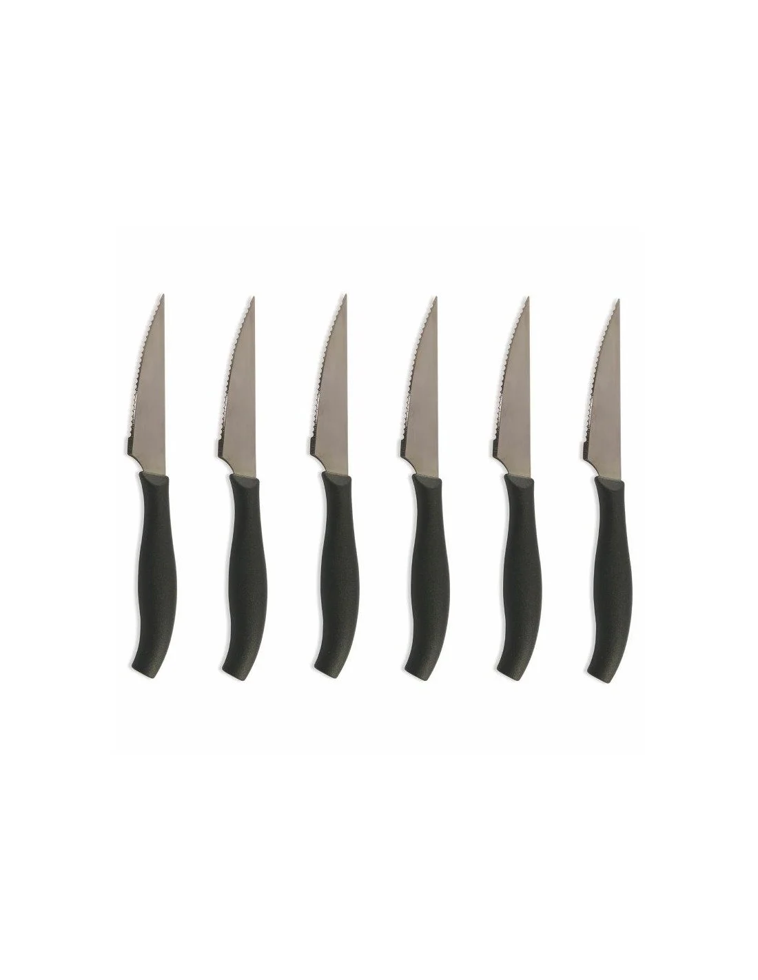 SET 6 COLTELLI BISTECCA 21CM LAMA LARGA DENTIGRAND