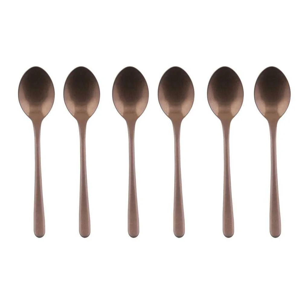 Set 6 Cucchiaini Caffè Vintage 12 cm PVD Copper  Taste Sambonet