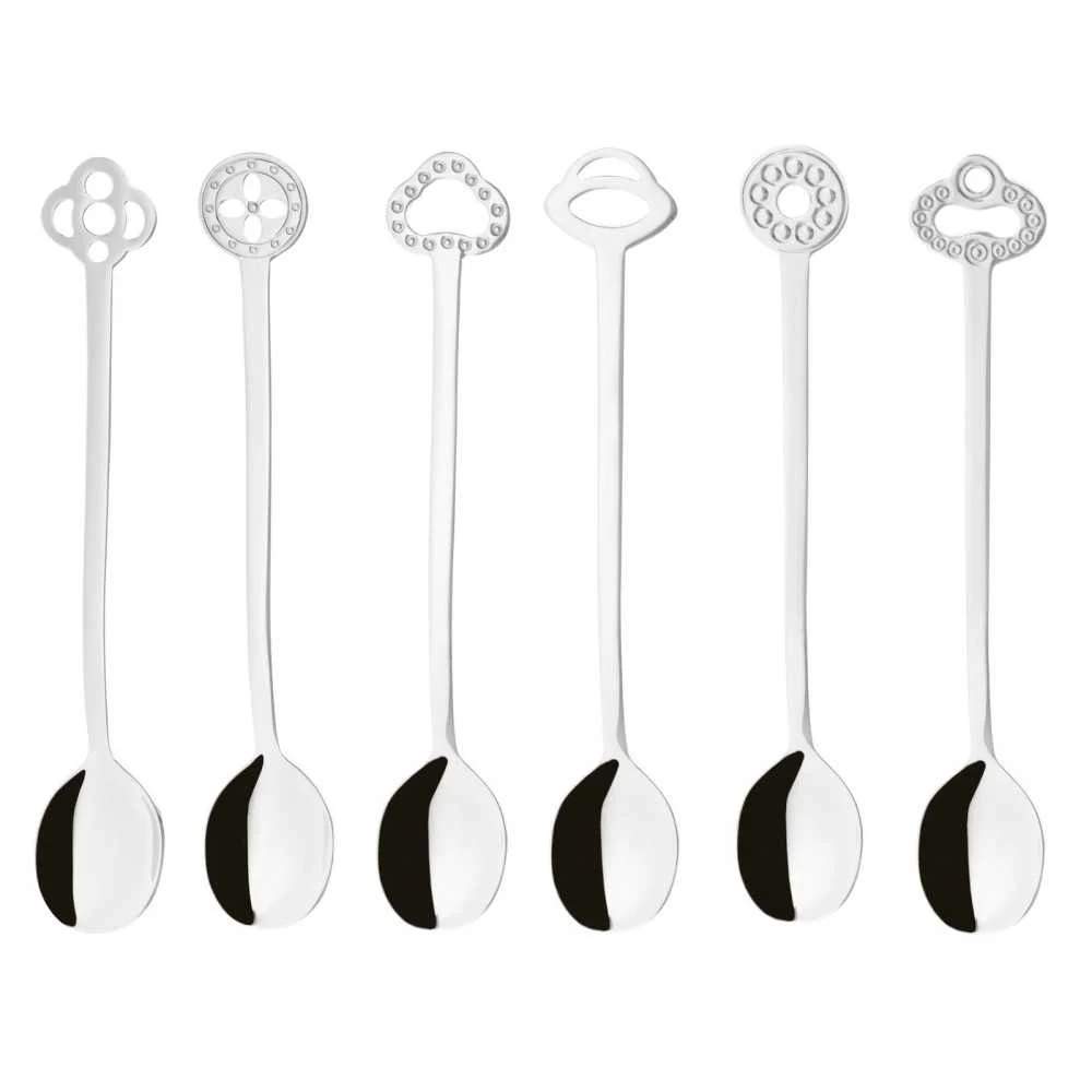 Set 6 Cucchiaini Party Design Moresco Sambonet