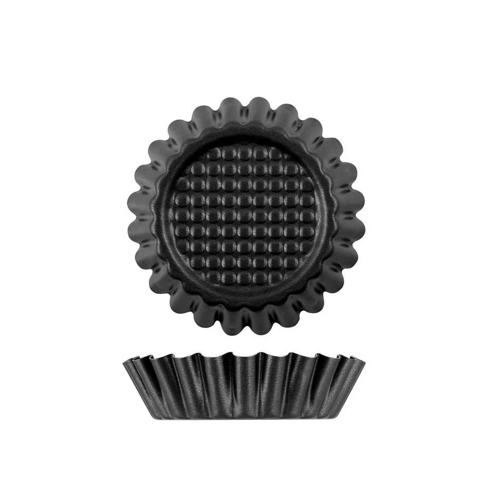 Set 6 formine crostatina Ø 10 cm antiaderenti – mini stampi professionali
