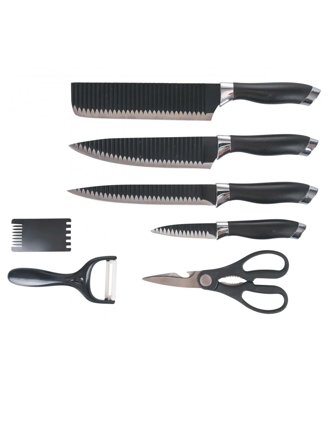 SET 7 PZ CUCINAASSORTITIACCIAIO