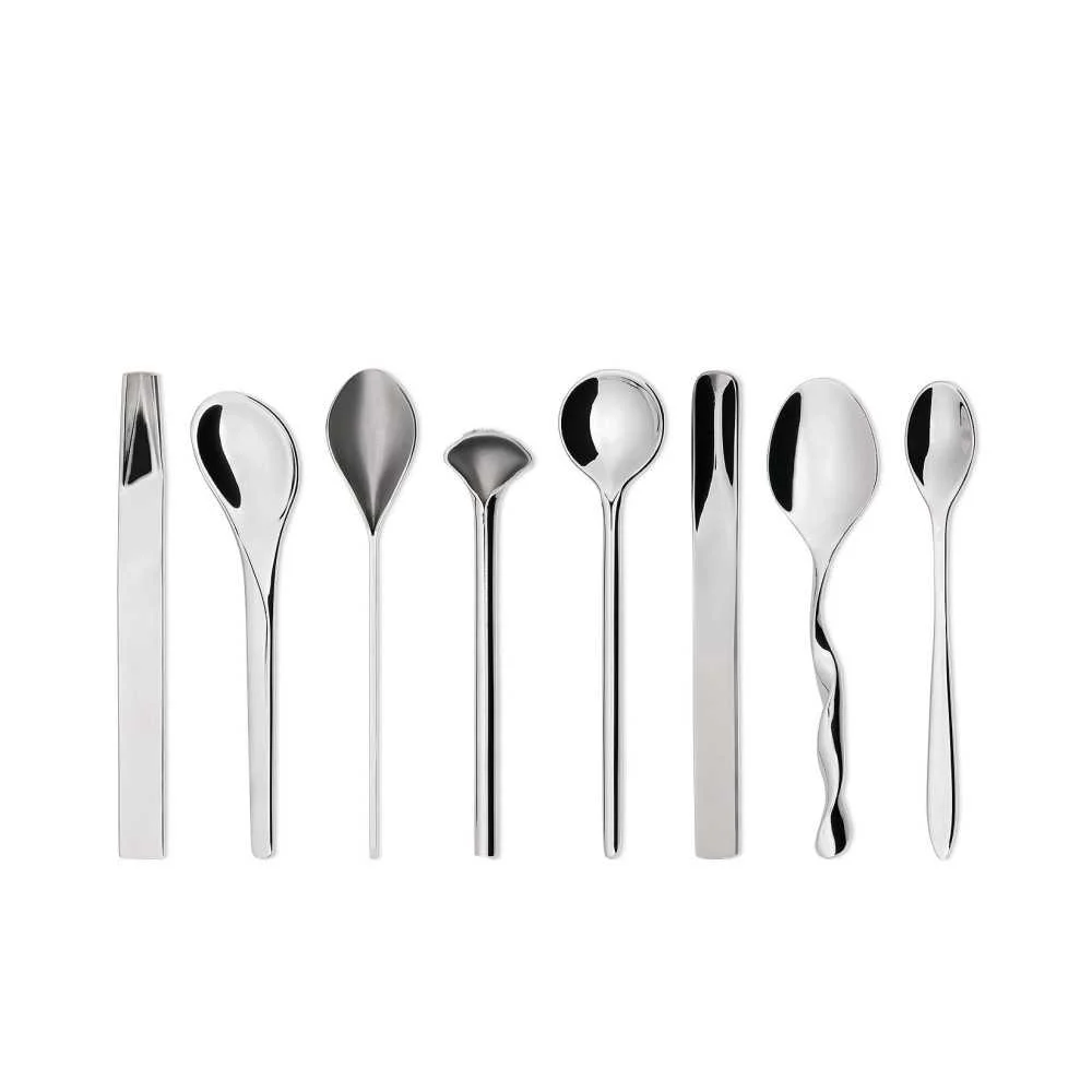 Set 8 Cucchiaini da Caffè Design 18 10 "Tea & Coffee Towers"