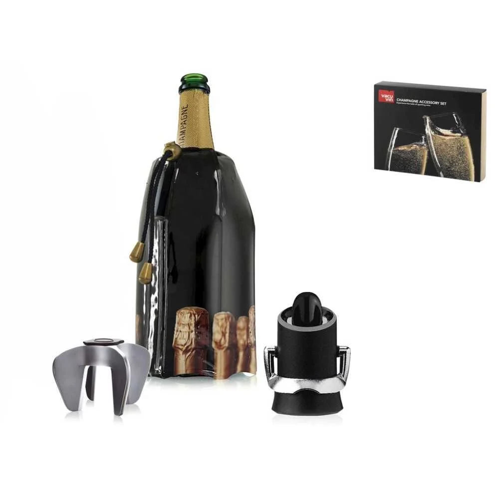 Set Champagne Elegante VacuVin 3 pezzi