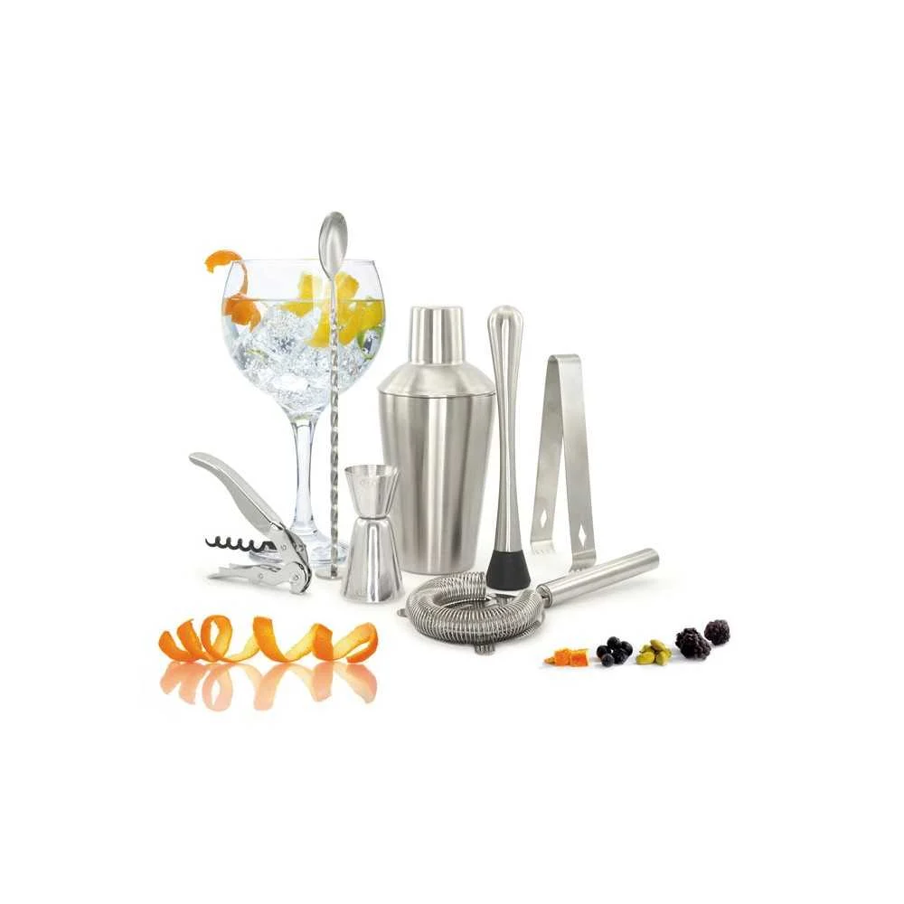 Set Cocktail Deluxe 7 Pezzi 37,5x20x9 cm con Ricette